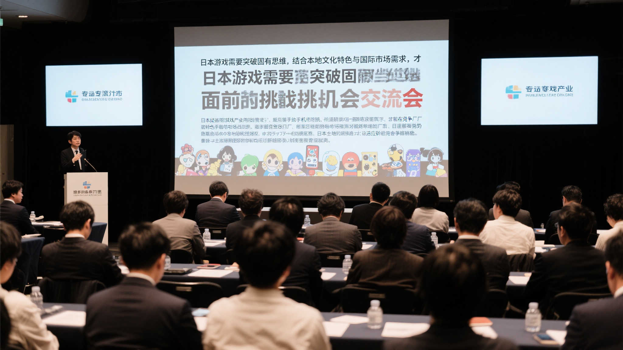 在本次交流会上，与会者直面日本游戏产业当